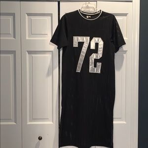 Mesh Jersey Coverup Dress